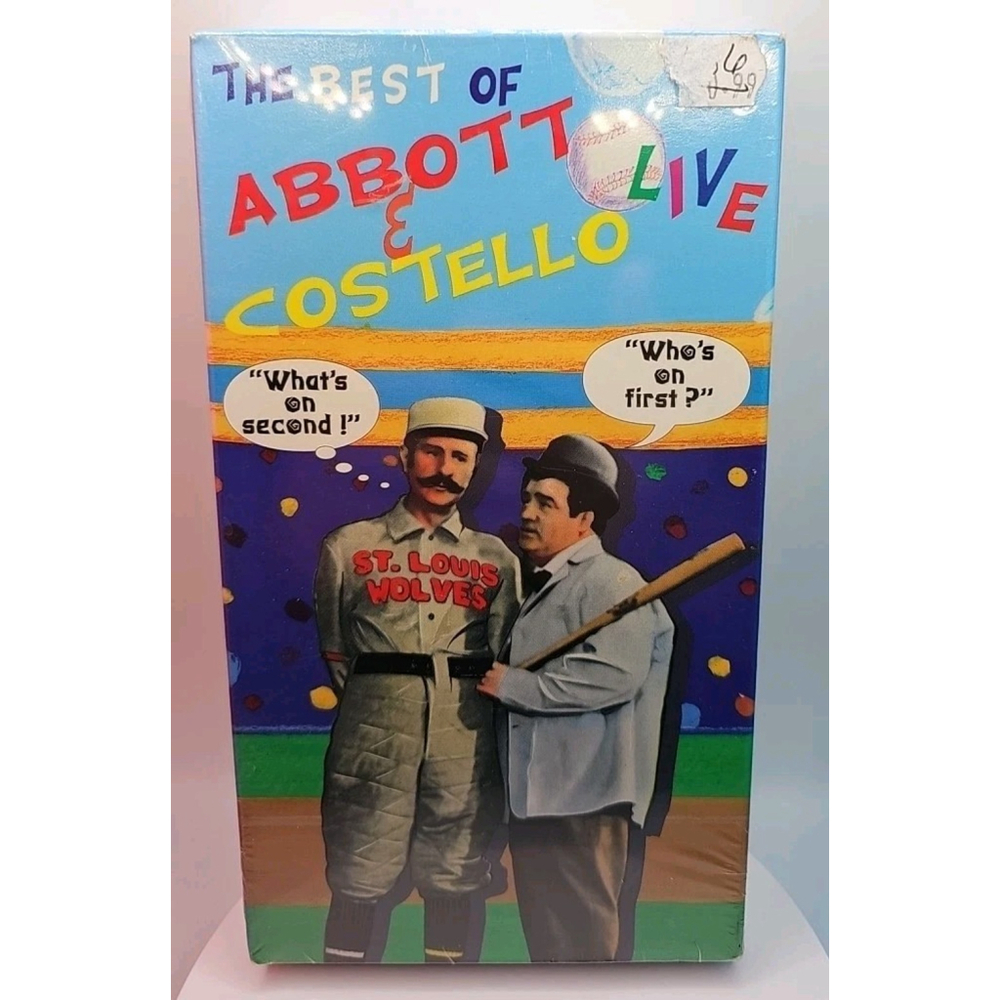 The Best of Abbott & Costello Live (VHS, 1996) New Sealed